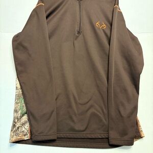 Realtree Brown Camo Quarter-Zip Pullover